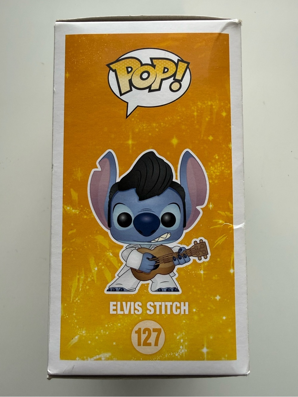 Exclusive Funko Elvis Stitch Vinyl Figure - Blue & Tan #127 - Picture 5 of 7